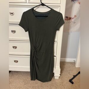 Abercrombie & Fitch Dark Green Midi Dress